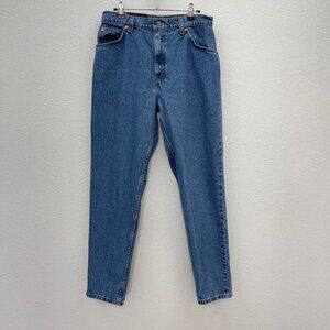 VTG Levis 951 Relaxed Fit Tapered Leg Cotton Denim Blue Jeans Women 12 USA Made